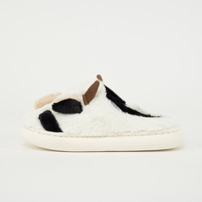 Imagen 2 del producto Pantufla Vaca Mujer Icono Blanco