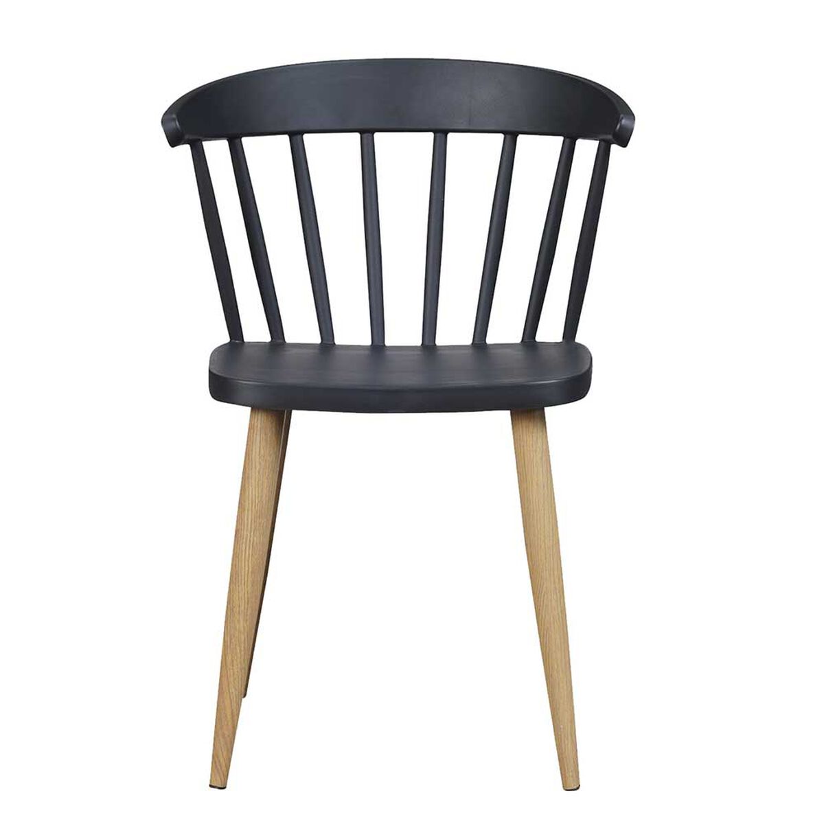Pack 4 Sillas de Comedor Vincenzi Madrid Negro