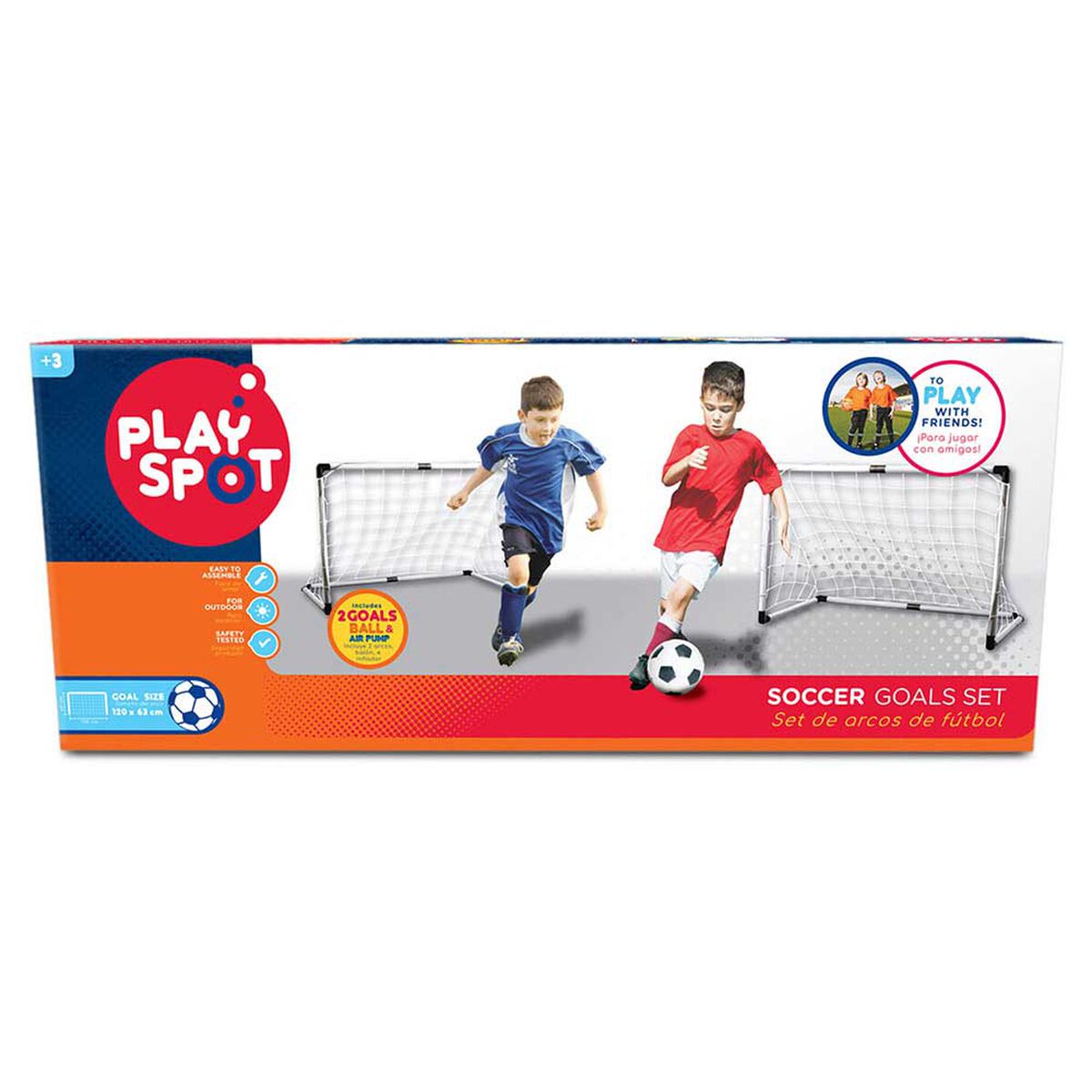 Set de Arcos de F&uacute;tbol Play Spot