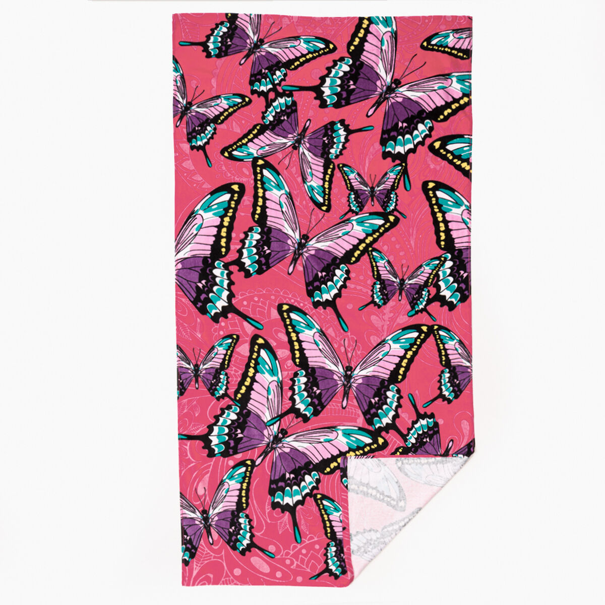 Toalla de Playa Velour Mariposa 75 x 150 cm