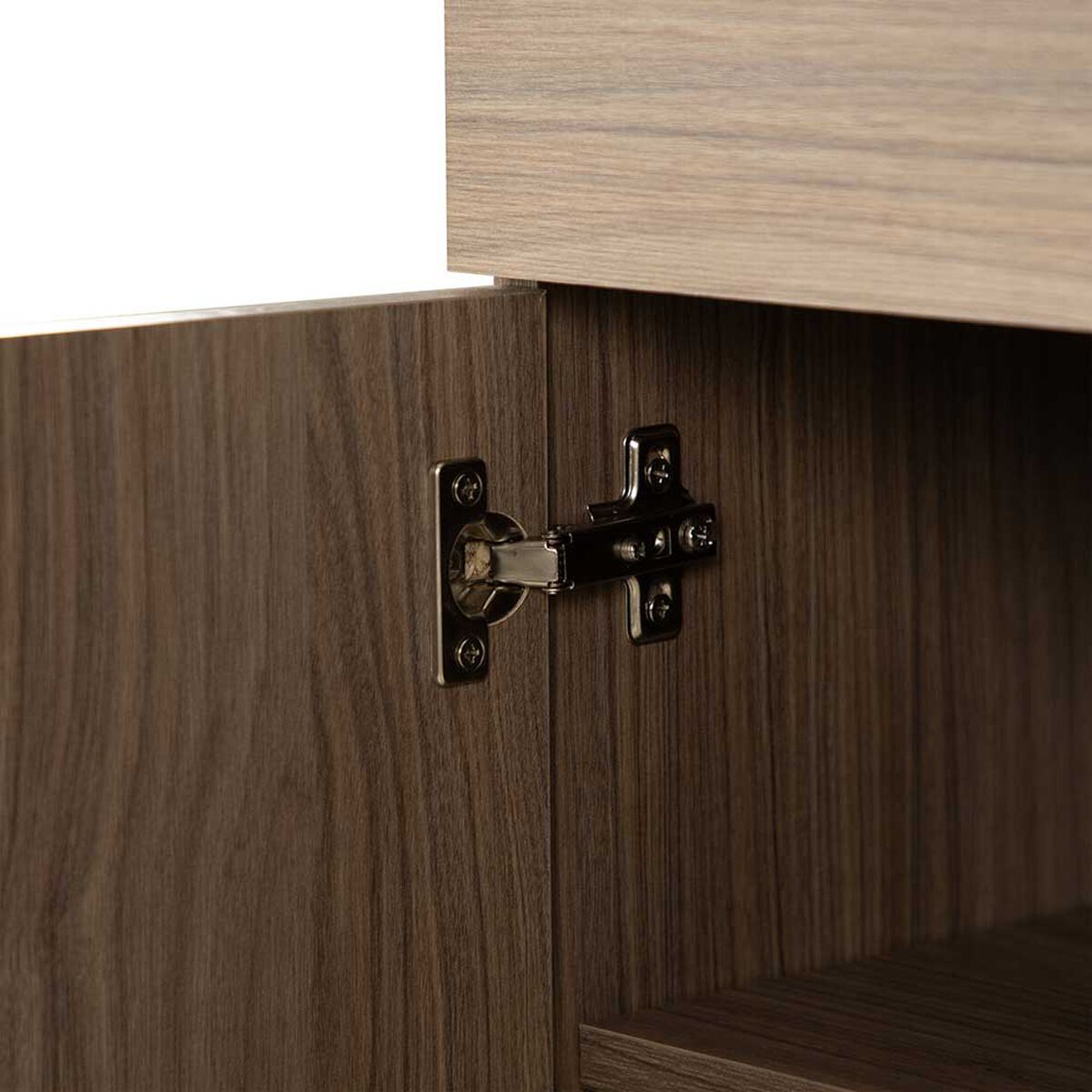 Mueble de Cocina Auxiliar Stanford 2 Puertas 1 Repisa 1 Cajón Nogal
