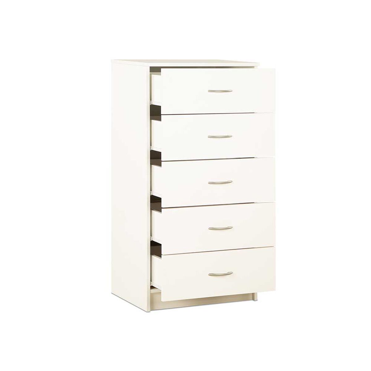 Cómoda Stanford 5 Cajones Blanco