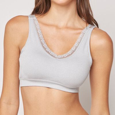 Peto Deportivo Mujer Intime Gris, Negro, Rosado