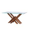 Juego de Comedor Latam Home Merida 6 Sillas Burdeo