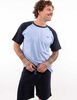 Pijama Corta Manga Corta Hombre Top