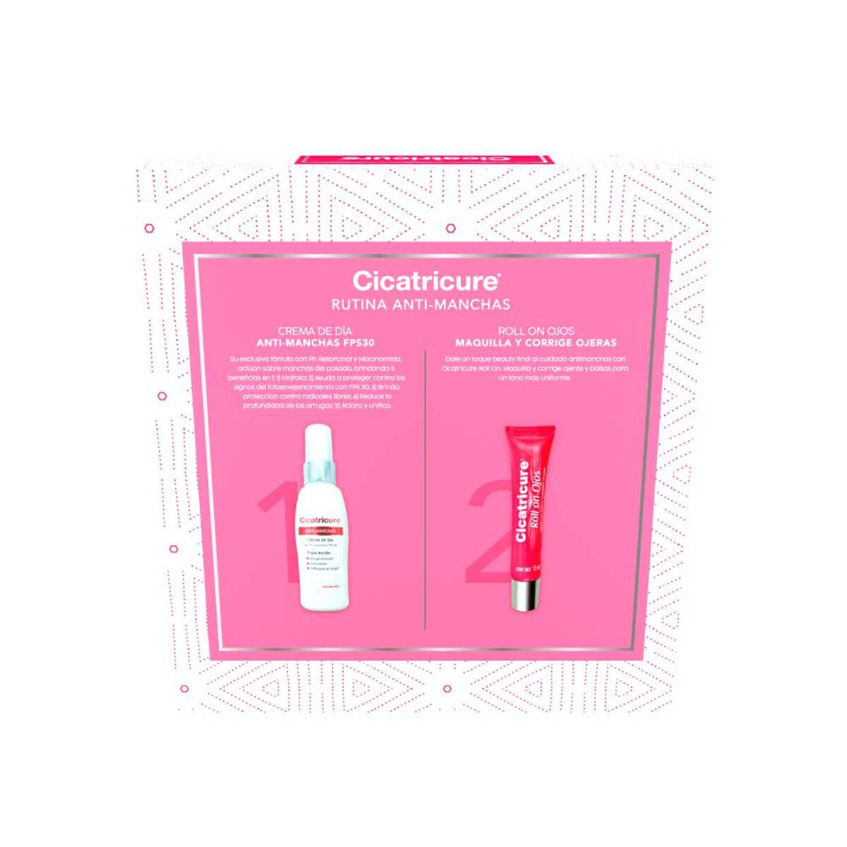 Pack Cicatricure Crema Antimanchas 50g + Roll On 15ml