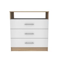 Cómoda TV CIC Olmo Blanco 3 Cajones