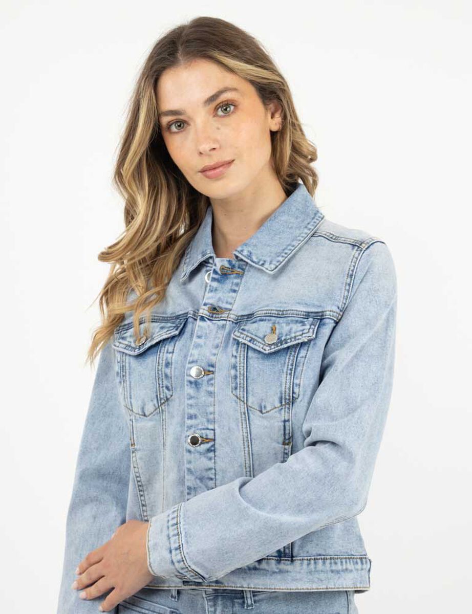Chaqueta Mezclilla Mujer Zibel