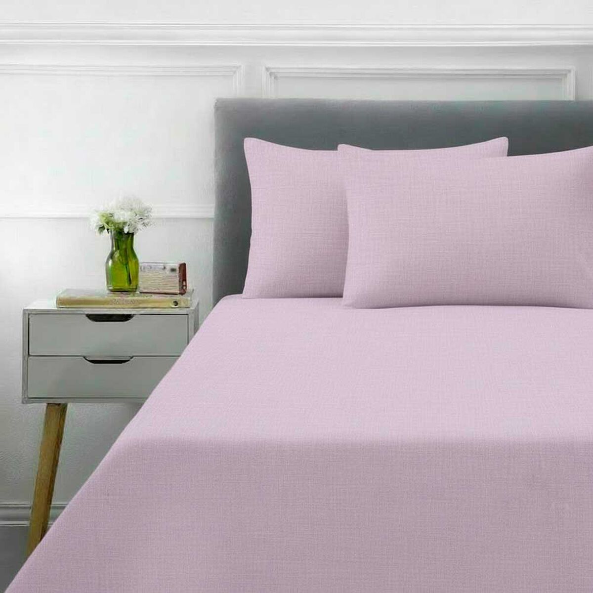 Juego de S&aacute;banas Lisa Casanova  1 Plazas 144 Hilos