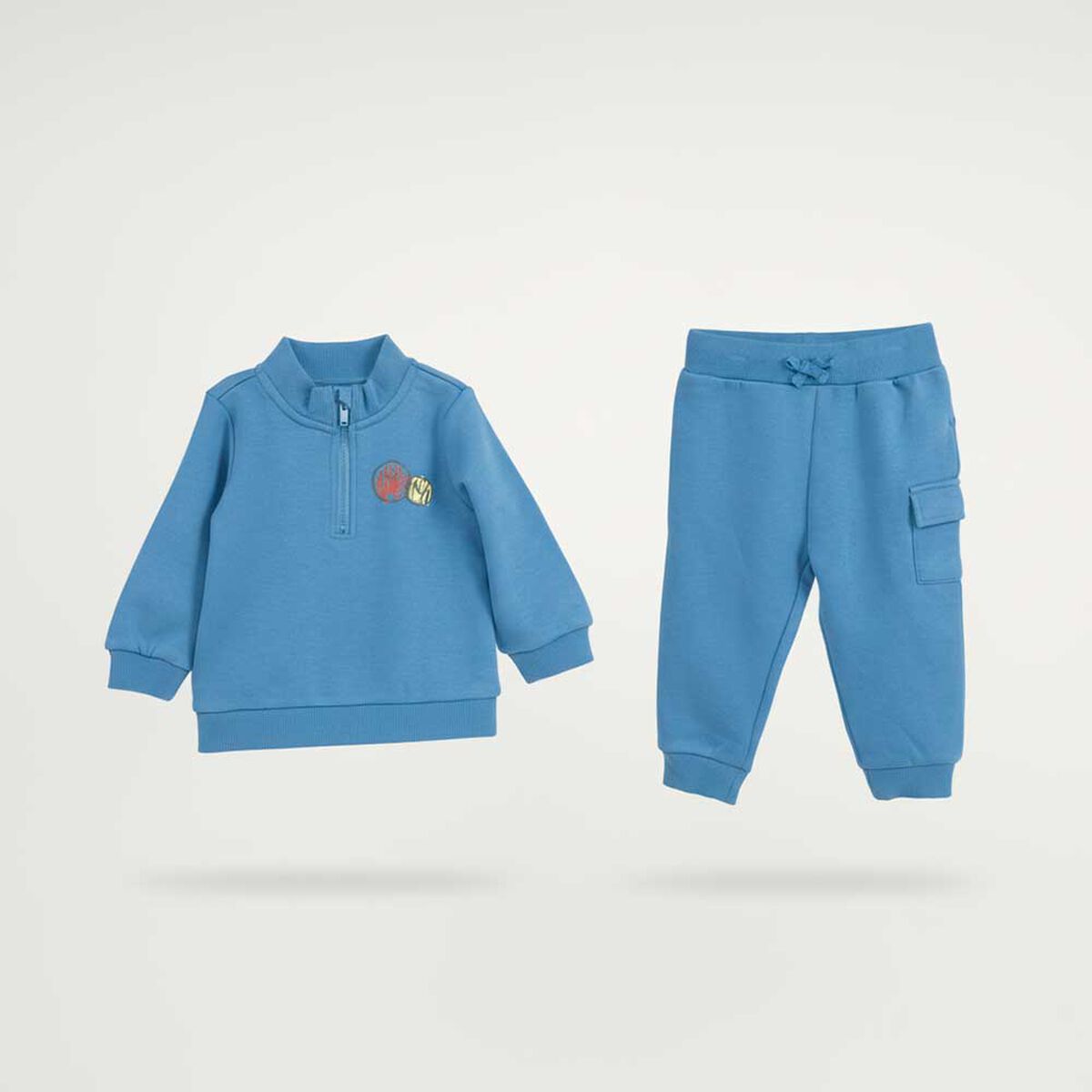 Conjunto Poleron+Buzo Bebo Chess Baby