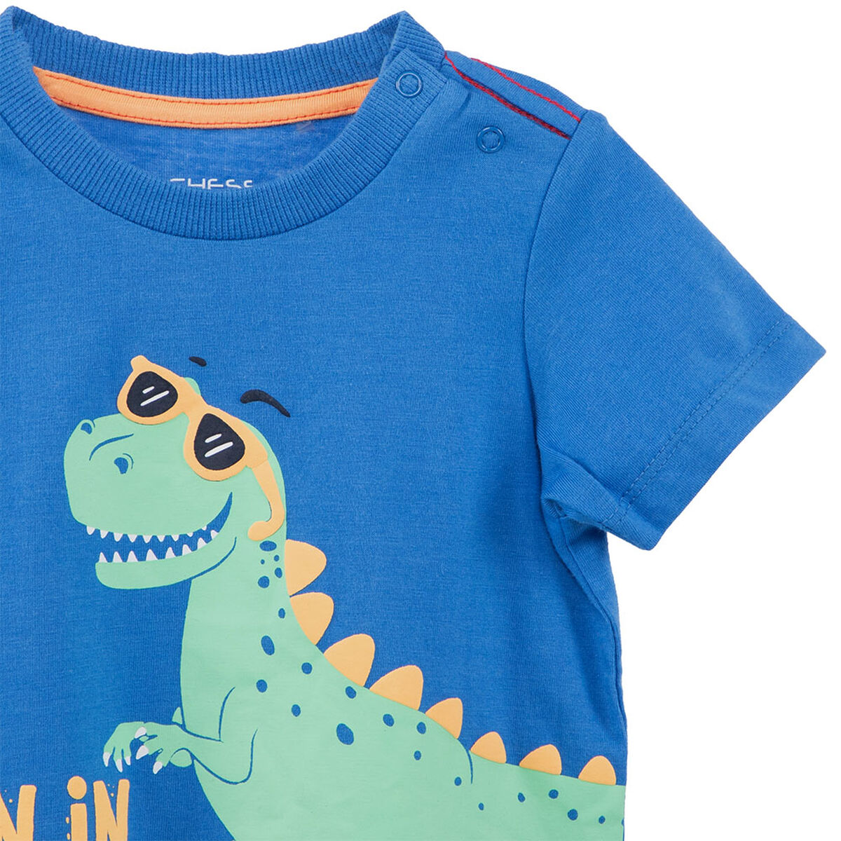 Polera Manga Corta Estampada de Algodón Chess Baby