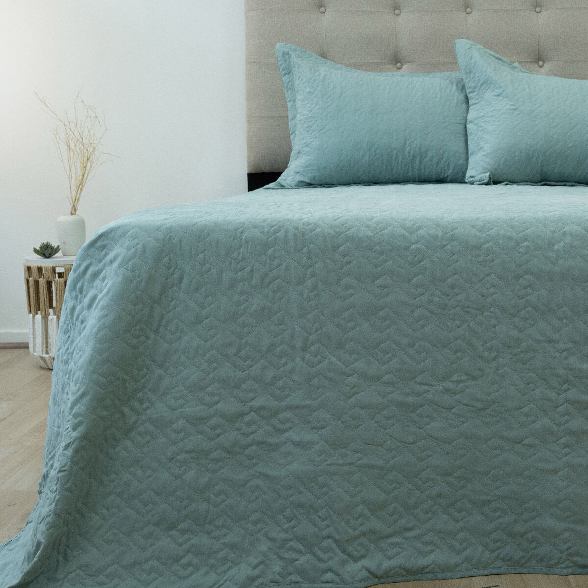 Quilt Doral 2,5 Plazas Lumi Velvety Verde
