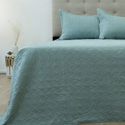 Quilt Doral 2,5 Plazas Lumi Velvety Verde