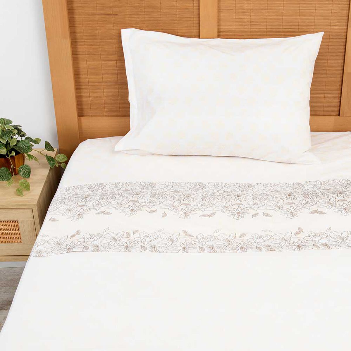 Juego de Sábanas Mashini 180 Hilos 1,5 Plazas Estampado Multicolor