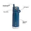 Botella Térmica Insulada Adventure 650ml Blue Lhotse