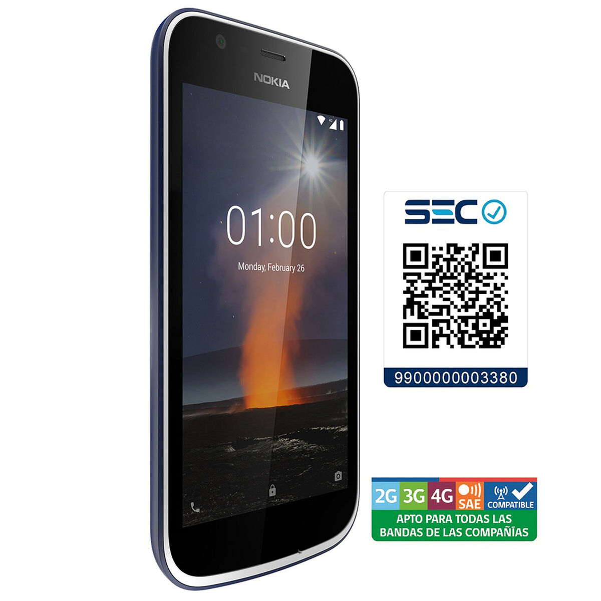 Celular Nokia N1 4.5" Negro Claro