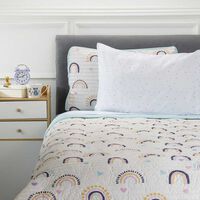 Set Quilt Infantil + Juego de Sábanas Casanova Kids 1,5 Plazas Rainbow