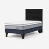 Cama Europea Rosen 1,5 Plazas New Style 4 Plus + Respaldo Issey