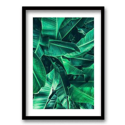 Cuadro Decorativo Retela Tropical Banana 40 x 30 cm