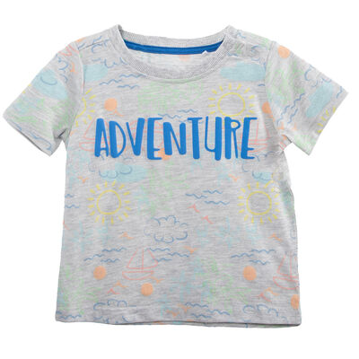 Imagen 1 del producto Polera Manga Corta de Algodón Chess Baby Grey Mlg