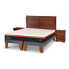 Cama Europea CIC Base Dividida King Bee Comfort + Respaldo + 2 Veladores