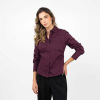 Blusa Manga Larga Mujer Zibel Burdeo