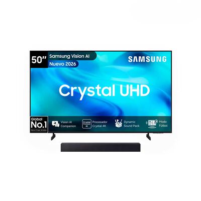 Smart TV LED 50" Samsung 4K UHD Tizen™ U8000H 4K + B-Series Soundbar B400F