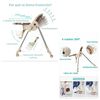 Silla de Comer Multiposiciones Plegable Rosada Lubabycas