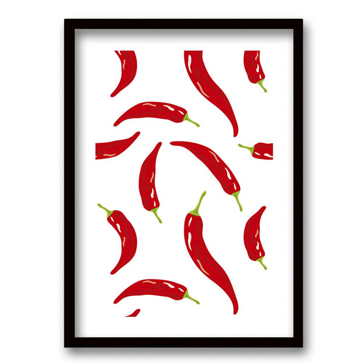 Cuadro Decorativo Retela Chilis 40 x 30 cm