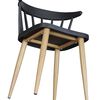Pack 4 Sillas de Comedor Vincenzi Madrid Negro