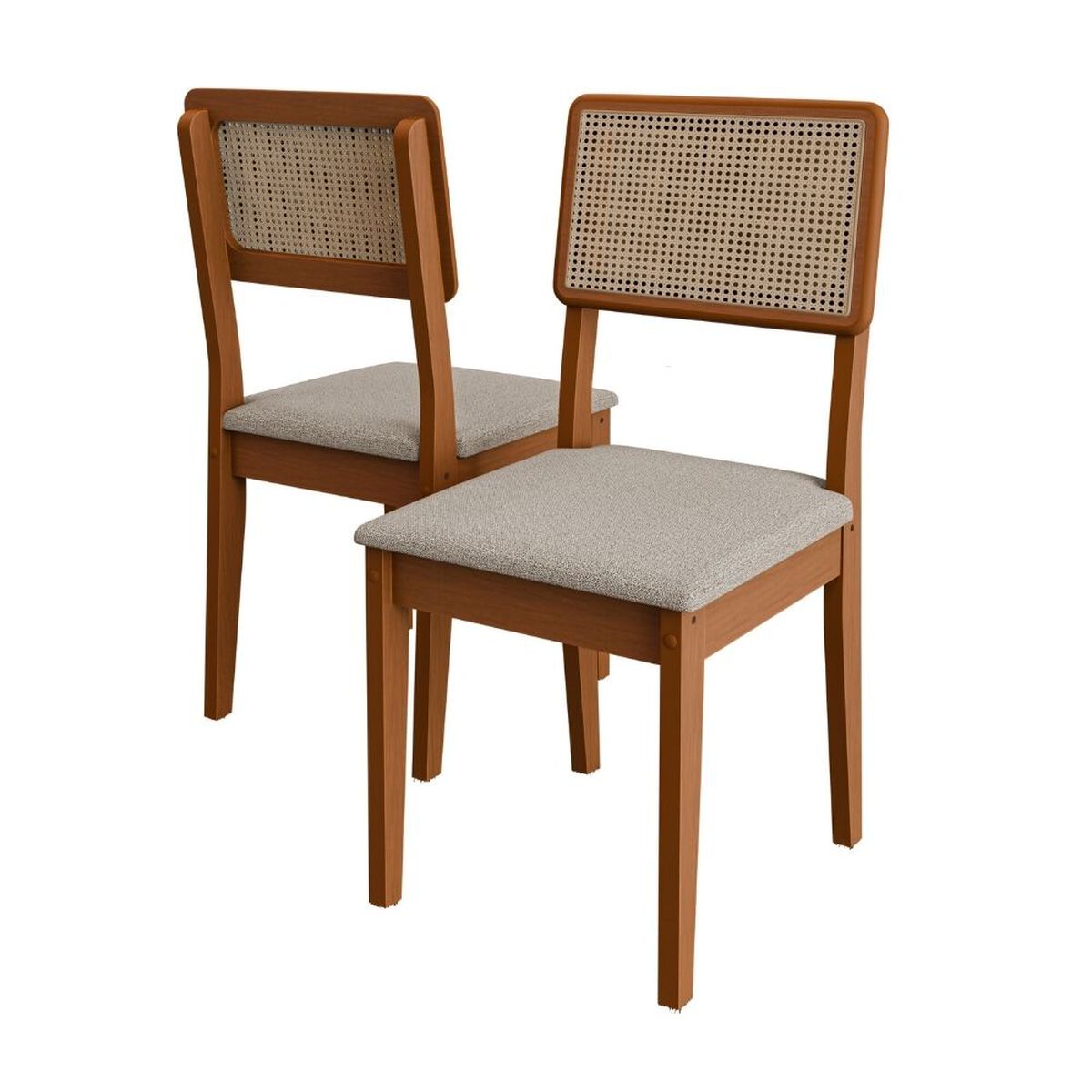 Juego de Comedor Exit Santiago 6 Sillas Blanco