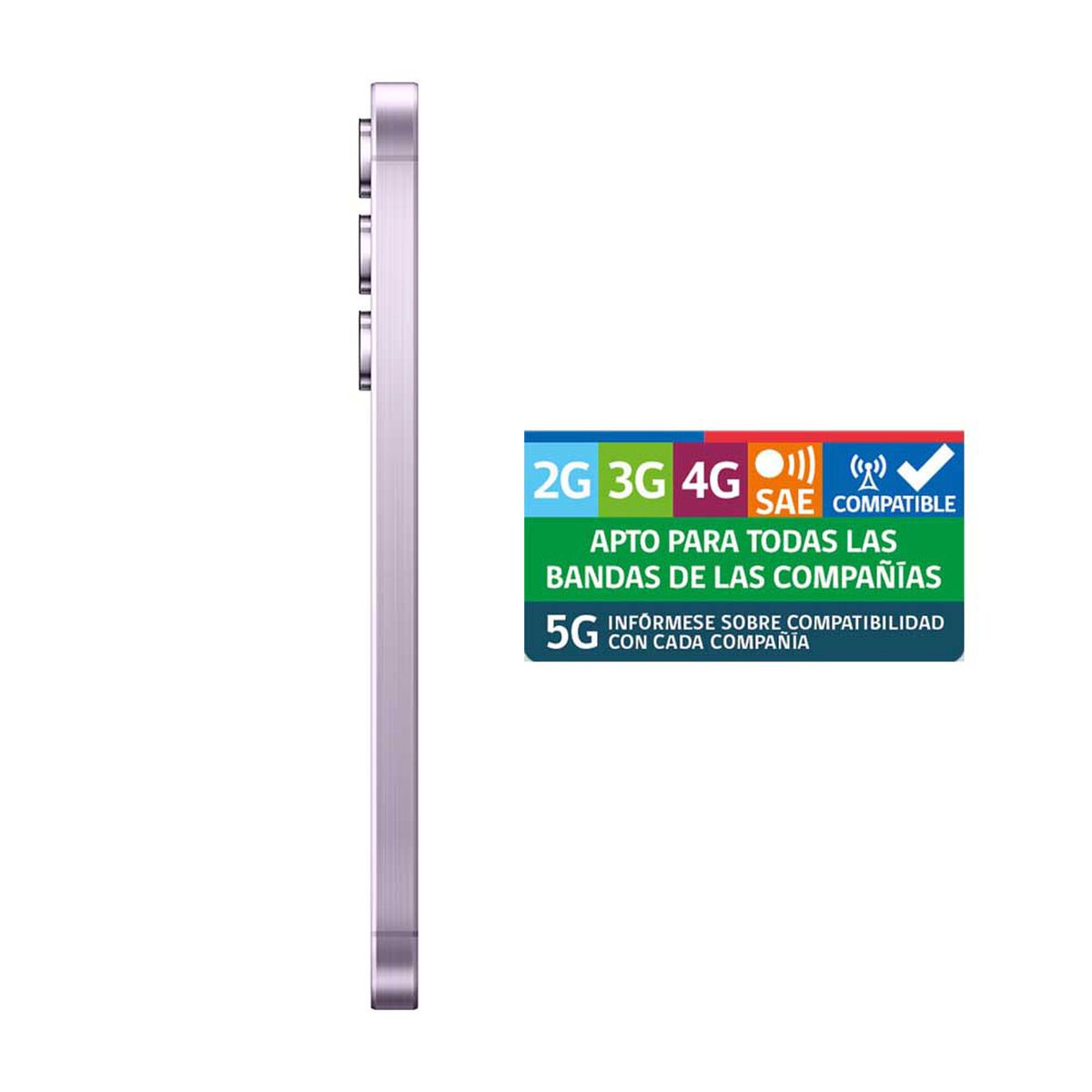 Celular Samsung Galaxy A55 5G 256GB 6,6" Awesome Lilac Liberado