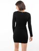 Vestido Corto Manga Larga Mujer Fiorucci