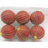 Set 6 Esferas para Árbol de Navidad Casanova Rojo 8 cm