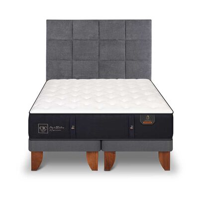 Cama Europea CIC Base Dividida King Premium + Respaldo Tamesis