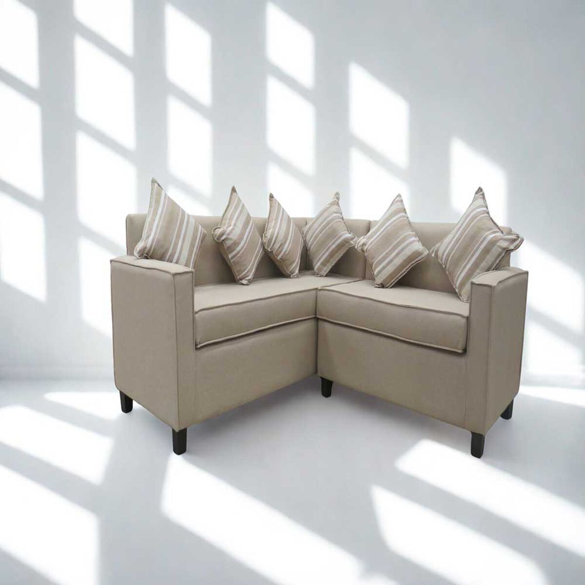 Seccional Almore Constanza 5 Cuerpos Beige