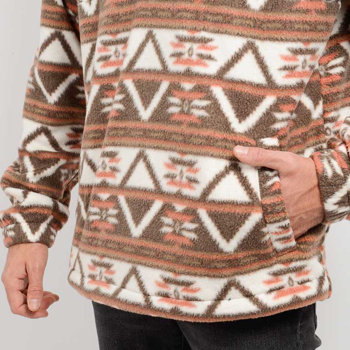 Polerón Estampado Cuello Alto Half Zipper Ajustable Hombre O´neill