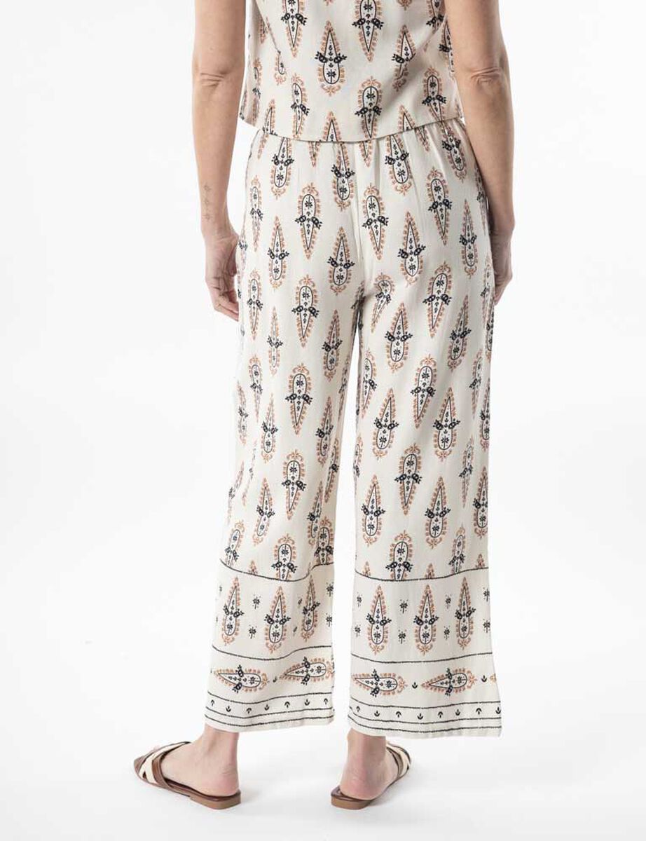 Pantal&oacute;n Lino Recto Mujer Portman Club