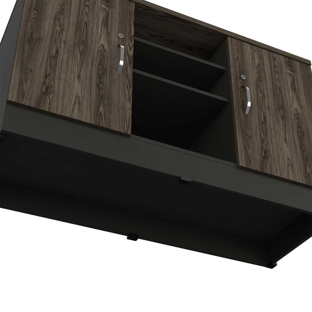 Gabinete TuHome Home Office Negro Soft Co&ntilde;ac