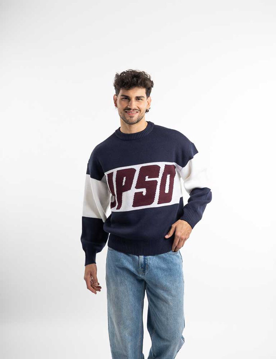 Sweater Coleccion Studio Boxy Fit Hombre Icono