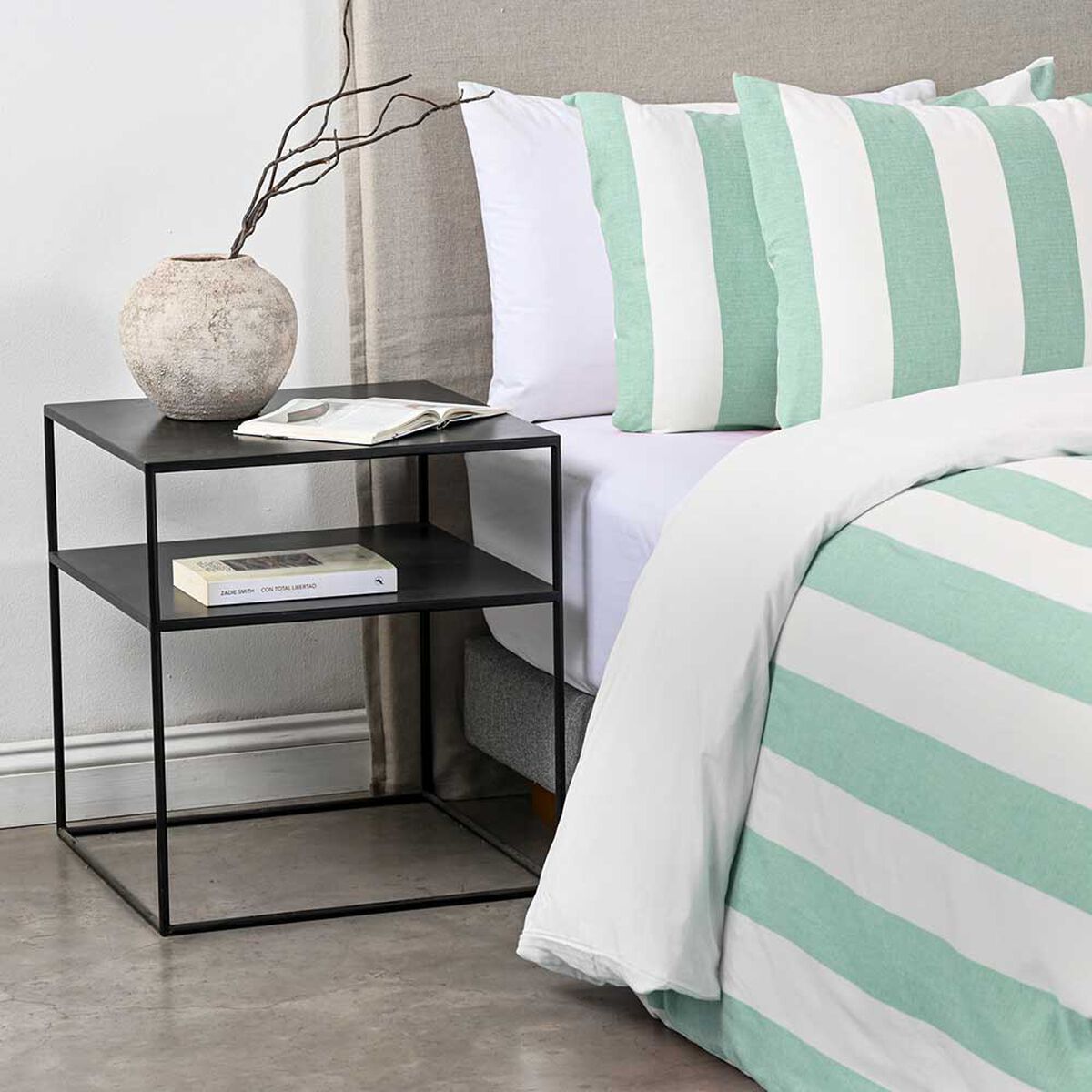 Funda de Plumón Elements & Co King Stripe Sage