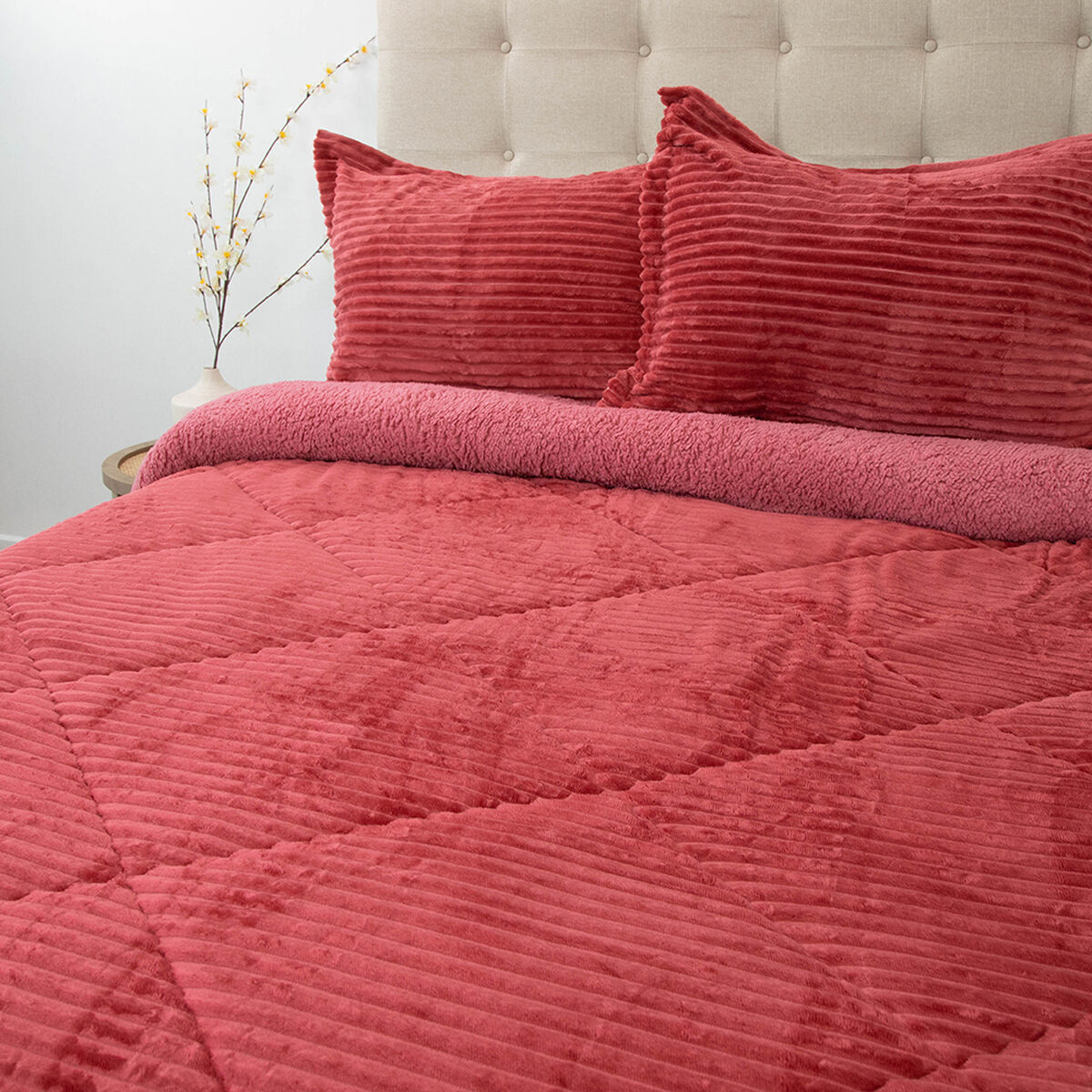 Cubrecama Doral King Senses Guinda