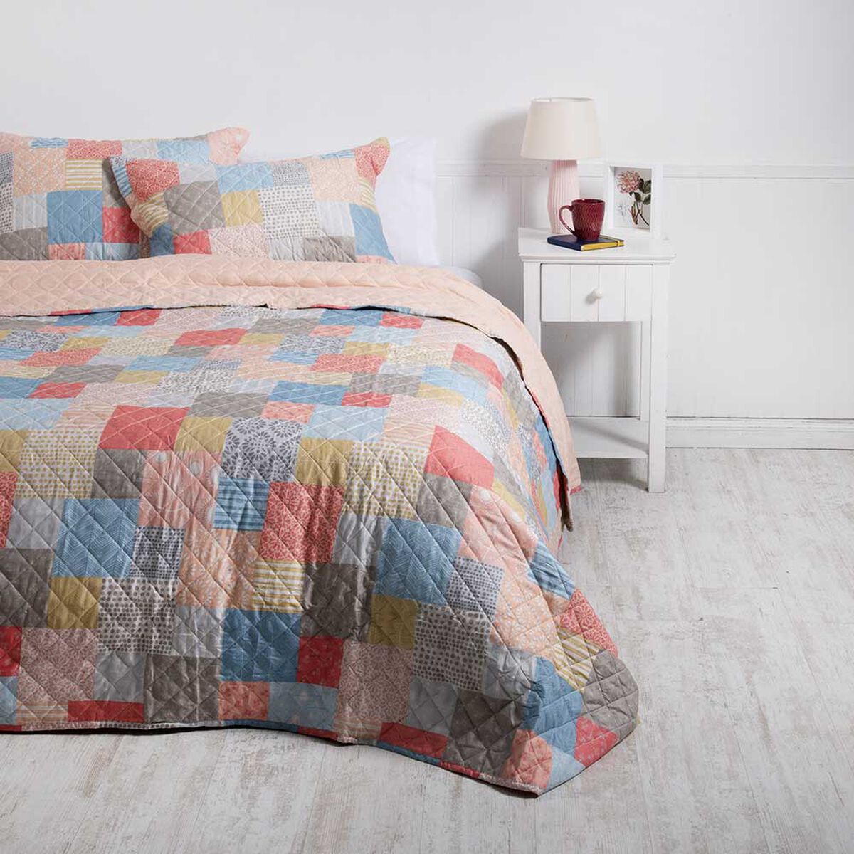 Quilt Mashini 1,5 Plazas Estampado Geminis