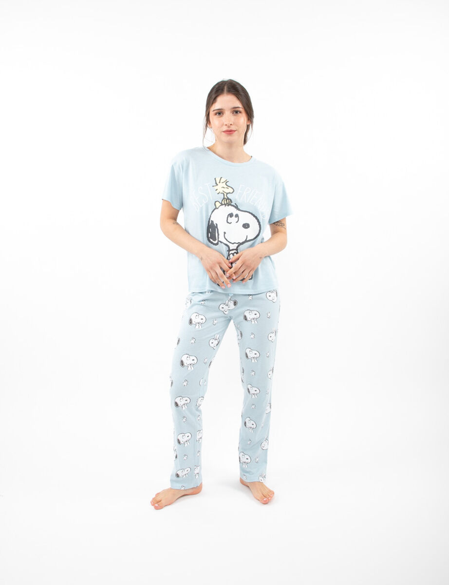 Pijama de Algod&oacute;n Mujer Snoopy