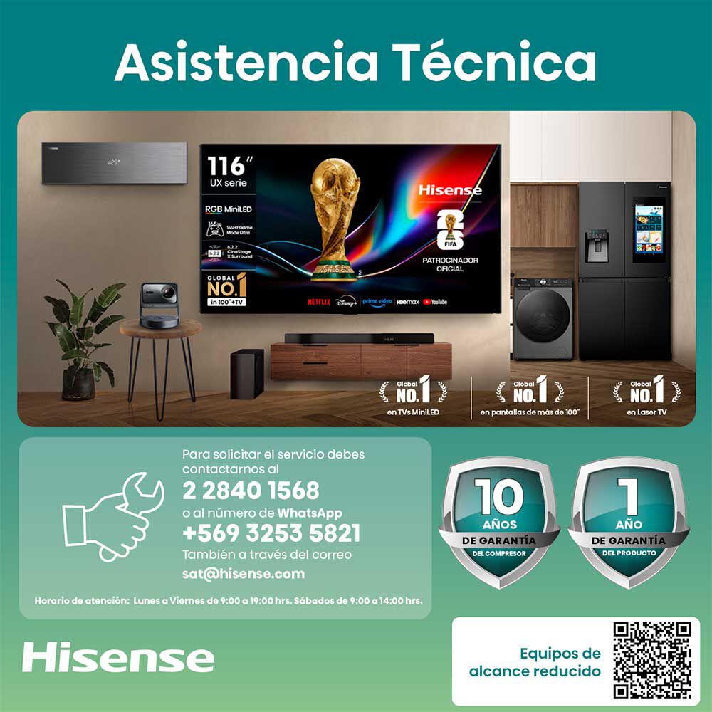 HISENSE Refrigerador Side by Side Hisense RC-70WS 535 lts. | Abc