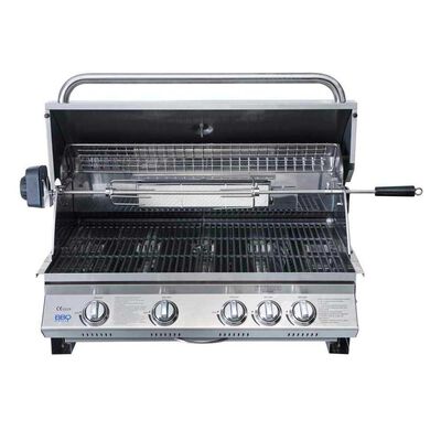 Imagen 2 del producto Parrilla a Gas Encendido Electrónico BBQ Grill Kansas Acero Inoxidable 4 Quemadores