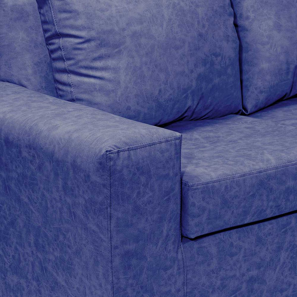 Sofá Seccional Innovamuebles Kahlo 3 Cuerpos Azul