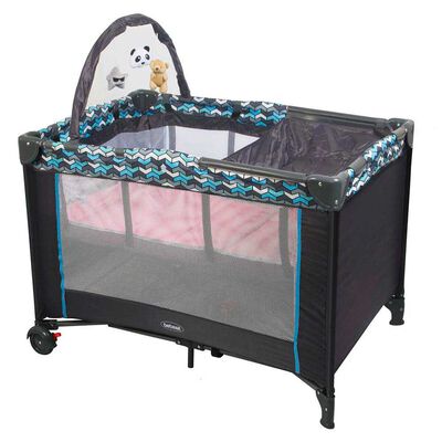 Imagen 1 del producto Cuna Corral Pack & Play Bebe Sleep II Plegable con Movil Azul Bebesit