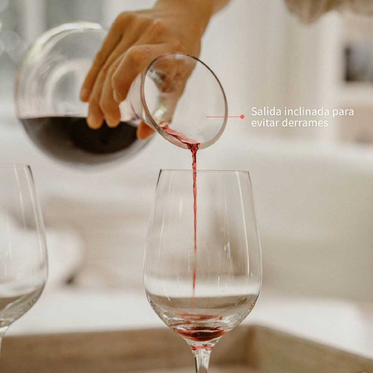 Decantador Aireador Vino Simplit Chateau 1650 ml