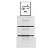 Mueble Inferior TuHome Manchester 3 Cajones Wengue